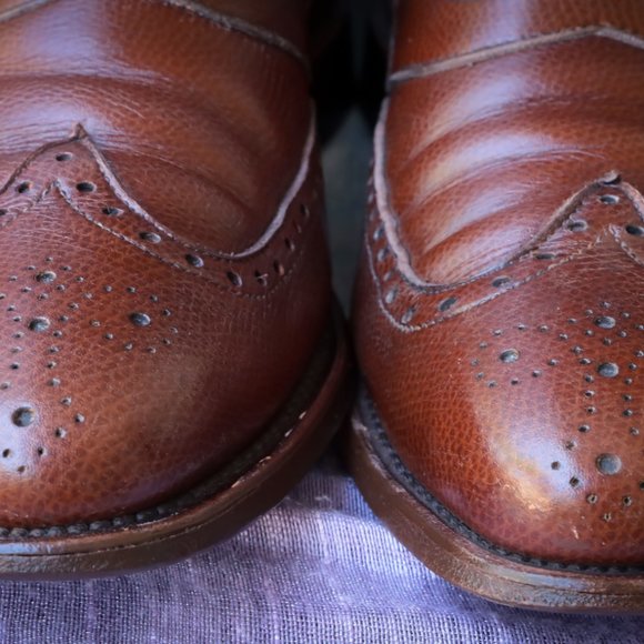 Allen Edmonds Moselle Brown Wing Tip Slip-on size 9-D main image 13